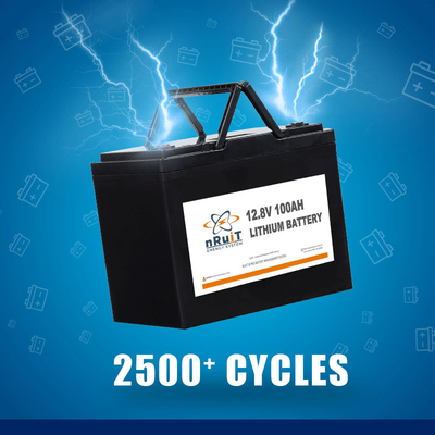 1280Wh paquet Expertpower 12v direct 100ah Lifepo4 de batterie solaire de 12 volts