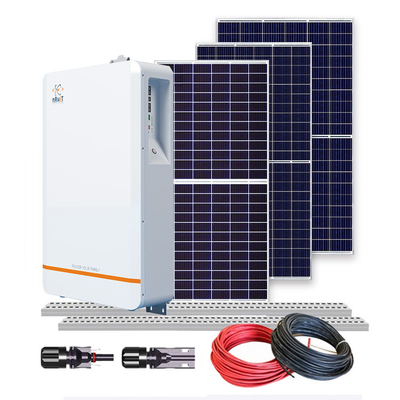 LiFePO4 outre de système solaire électrique de remisage des batteries de ménage du système 5Kw 400w de grille