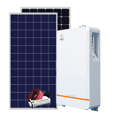 200ah système solaire électrique photovoltaïque 5Kw MSDS