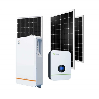 toit résidentiel de panneau solaire du remisage des batteries 10kw solaire 240Ah montant des systèmes