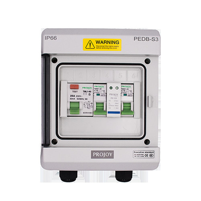 Système solaire électrique solaire IP66 230V de boîte de distribution à C.A. d'ABS de polycarbonate