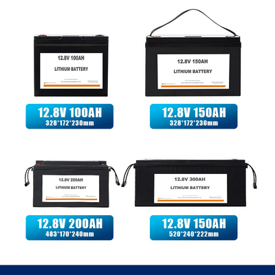 1280Wh paquet Expertpower 12v direct 100ah Lifepo4 de batterie solaire de 12 volts