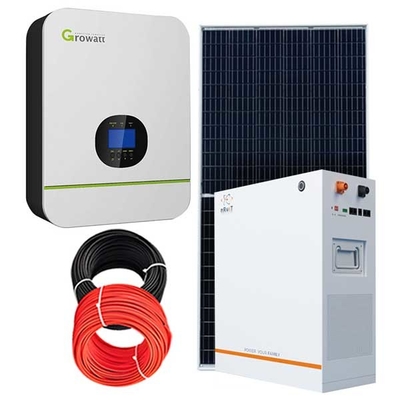 Installations de batterie solaires des systèmes de panneau solaire de maison de 15KW 10kw/230VAC UN38.8 picovolte