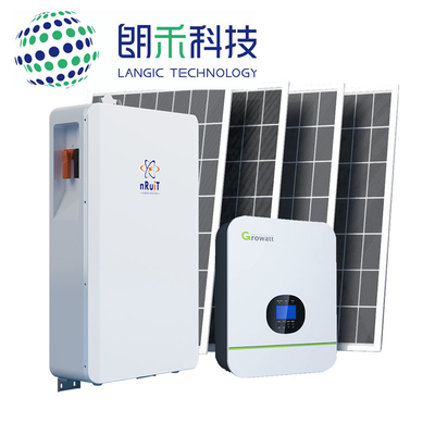 dessus de toit 15kw solaire outre de système solaire Kit Powerporter 10kwh 200Ah de grille
