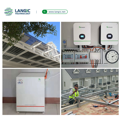 batterie solaire 228ah Powerporter du cycle 11.5kwh profond