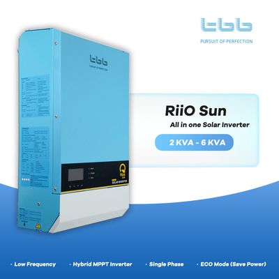 Série de TBB RIIO outre de l'inverseur hybride 24V 48V 2KW 3KW 4KW 5KW 6KW de charge de puissance de grille