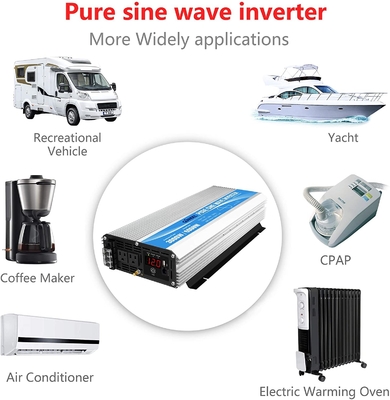 inverseur pur DC12V de puissance d'onde sinusoïdale 3000W à AC120V avec à télécommande