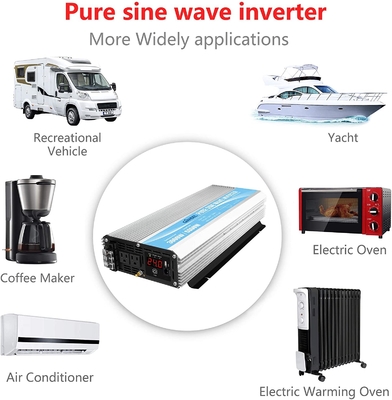 Inverseur solaire hybride pur 3000W MSDS UN38.3 d'onde sinusoïdale de DC24V
